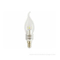 5 Watt 380lm - 420lm Led Candle Bulb , 4000k Shopping Mall Lighting